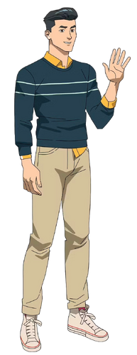 1boy full_body image_sample invincible_(series) lowres mark_grayson short_hair solo third-party_source transparent_background
