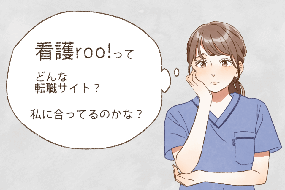 1girl bangs blue_shirt blush brown_eyes brown_hair closed_mouth eyebrows_behind_hair grey_background hand_up kurono_kito nurse official_art original shirt short_sleeves solo thought_bubble translation_request upper_body