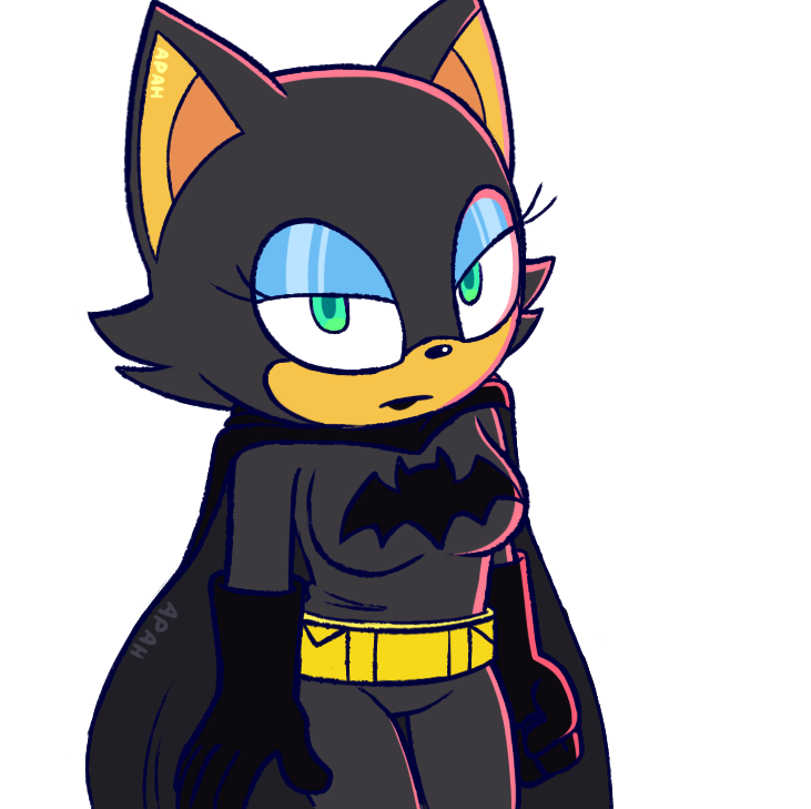 bat batman_(cosplay) big_chest green_eyes rouge_the_bat sonic_(series) spy