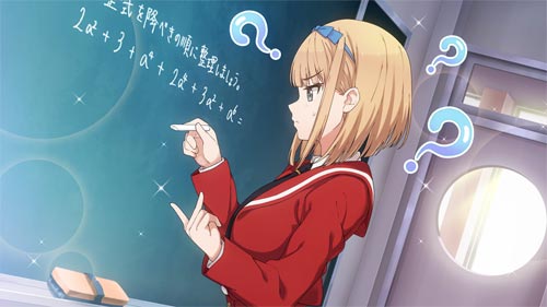 22/7 blonde_hair blue_eyes saitou_nicole school_uniform short_hair