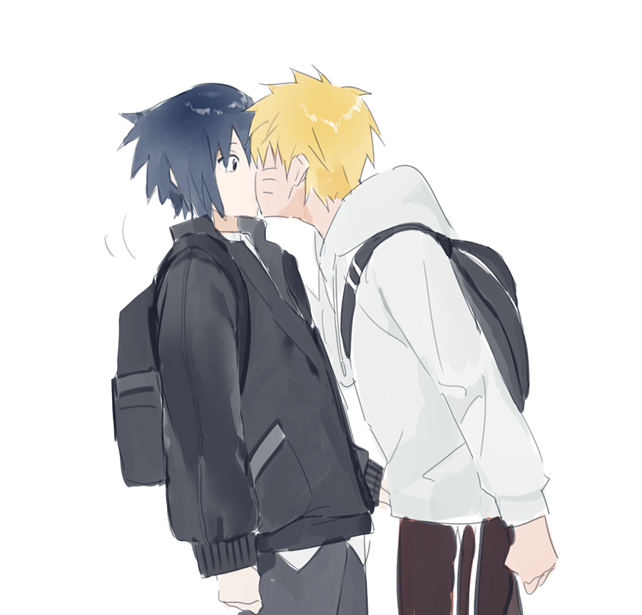 kiss tagme uchiha_sasuke uzumaki_naruto yaoi