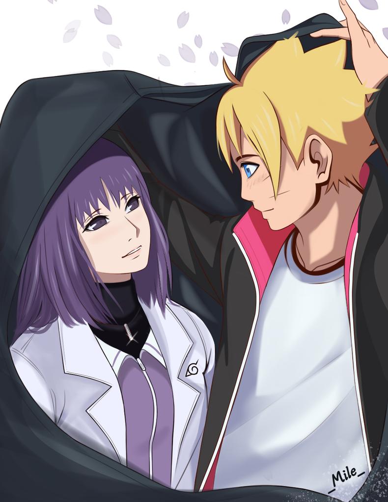 blonde_hair blue_eyes blue_hair boruto:_naruto_next_generations kakei_sumire mile_borusumi naruto naruto_(series) purple_hair uzumaki_boruto violet_eyes whisker_markings whiskers