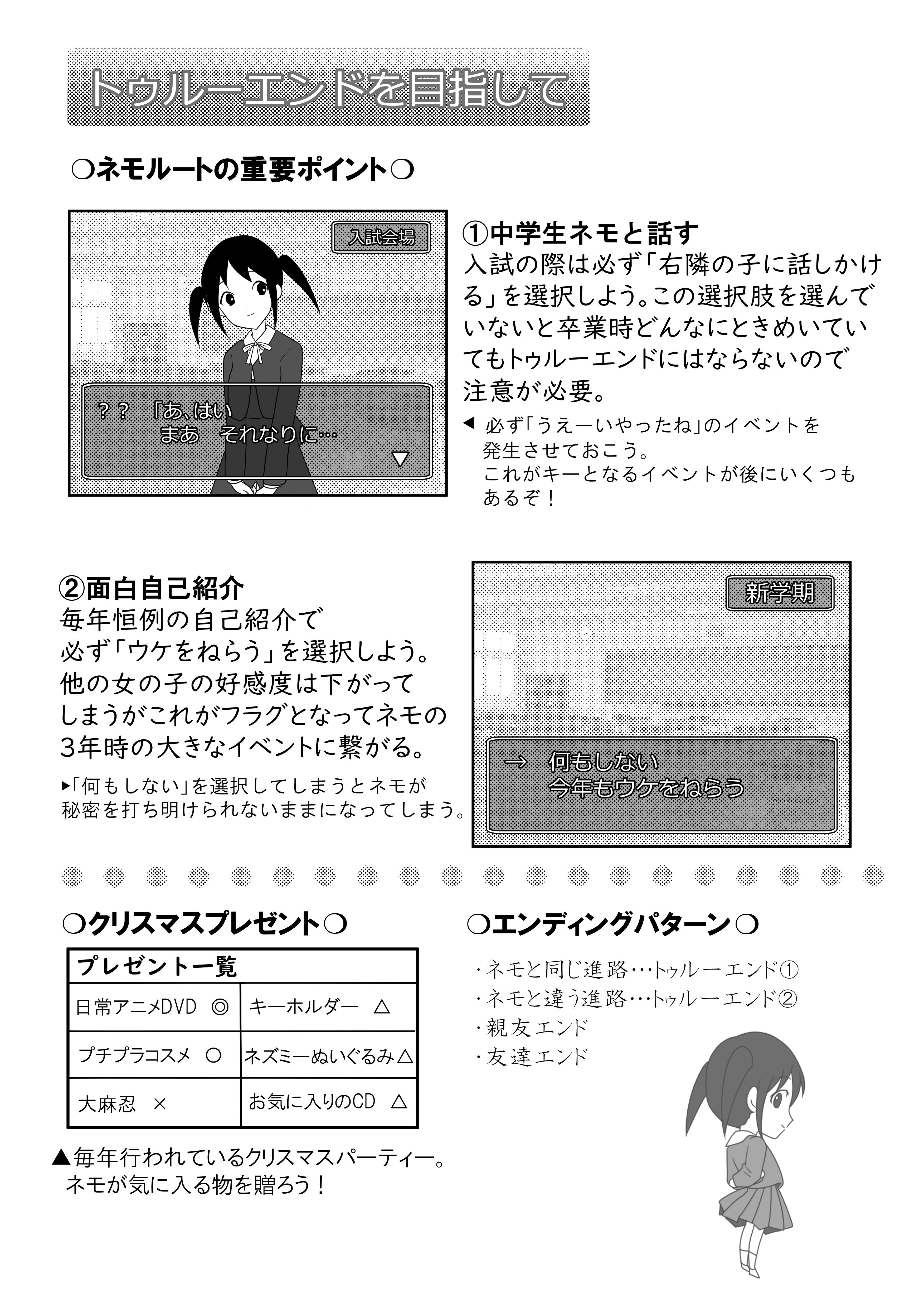 Safebooru 1girl Absurdres Arms Behind Back Arrow Symbol Chalkboard Chibi Classroom Closed Mouth From Side Greyscale Halftone Highres Hikaru Ofuton At5 Indoors Long Sleeves Looking To The Side Monochrome Multiple Views