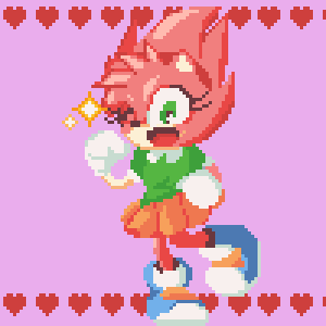 amy_rose lowres pixel_art tagme