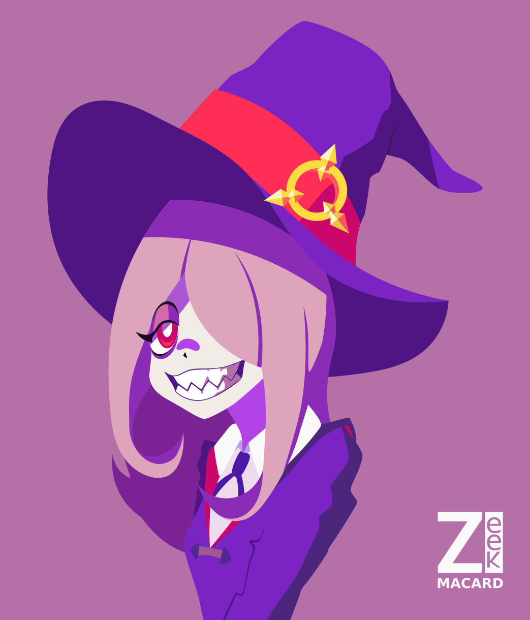 1girl highres little_witch_academia sucy_manbavaran witch