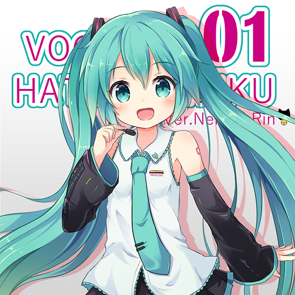 1girl aqua_eyes aqua_hair aqua_neckwear artist_name bangs bare_shoulders black_skirt black_sleeves blush character_name clothes_writing commentary_request copyright_name detached_sleeves drop_shadow eyebrows_visible_through_hair flat_chest hair_ornament hand_up happy hatsune_miku headset long_hair looking_at_viewer microphone miniskirt necktie nekono_rin number number_tattoo open_mouth pleated_skirt shiny shiny_hair shirt sidelocks skirt sleeveless sleeveless_shirt smile solo standing tattoo tied_hair twintails upper_body very_long_hair vocaloid white_background white_shirt