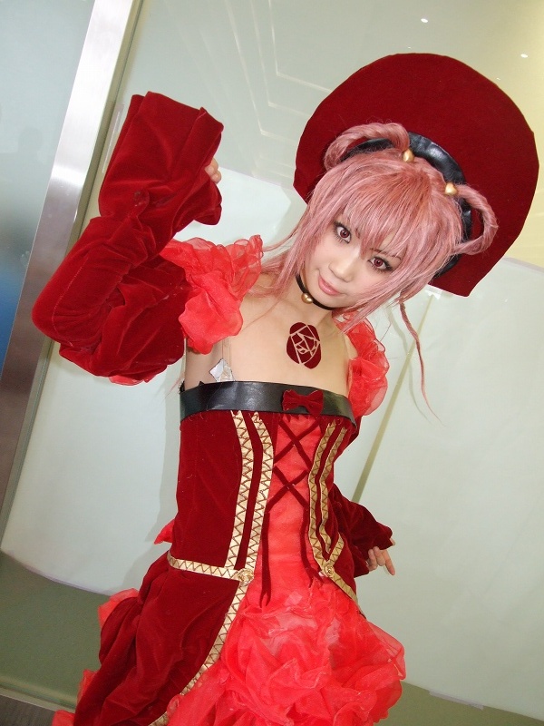 another_blood braids cosplay demonbane gown izaki_nokoru photo pink_hair ruffles