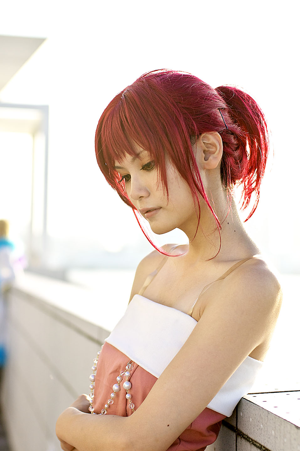 cosplay evening_gown hino_kahoko kiniro_no_corda kouzuki_suzuka photo redhead