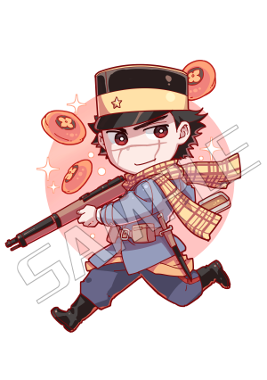 1boy arisaka bayonet belt black_footwear black_hair black_headwear blue_coat blue_pants bolt_action boots brown_belt brown_eyes buttons chibi closed_mouth coat commentary full_body golden_kamuy gun hat holding holding_gun holding_weapon imperial_japanese_army inputanimeoutput kepi leather_belt long_sleeves looking_at_viewer lowres male_focus military military_hat military_uniform pants pouch rifle running sample scar scar_on_cheek scar_on_face scar_on_mouth scar_on_nose scarf sheath sheathed short_hair smile solo sparkle spiky_hair star_(symbol) sugimoto_saichi transparent_background two-tone_headwear uniform weapon yellow_headwear yellow_scarf