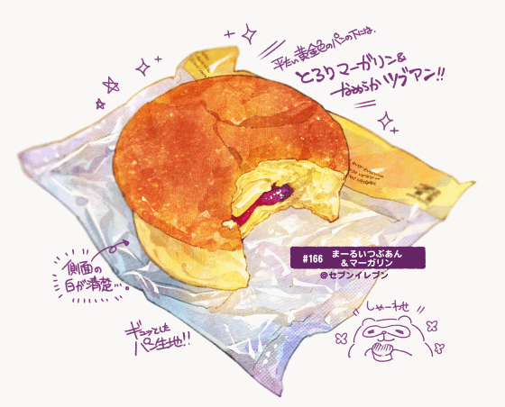 food food_focus momiji_mao muffin no_humans original pastry plastic_wrap signature simple_background still_life translation_request white_background