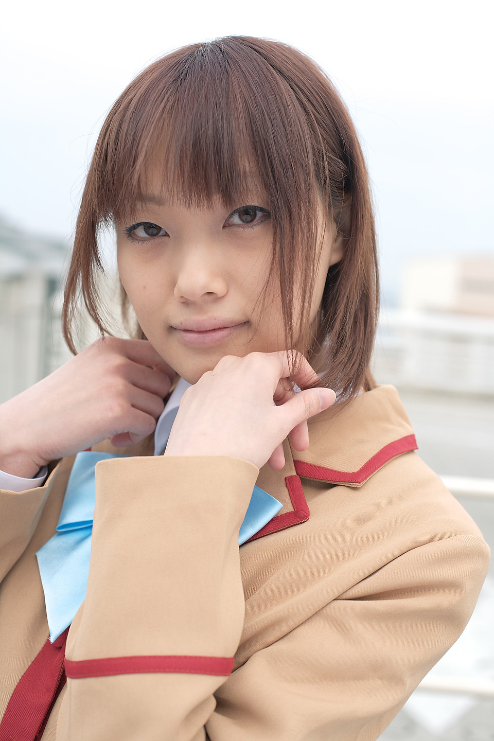 blazer cosplay gokujou_seitokai katsura_seina photo sakura_mizuki school_uniform