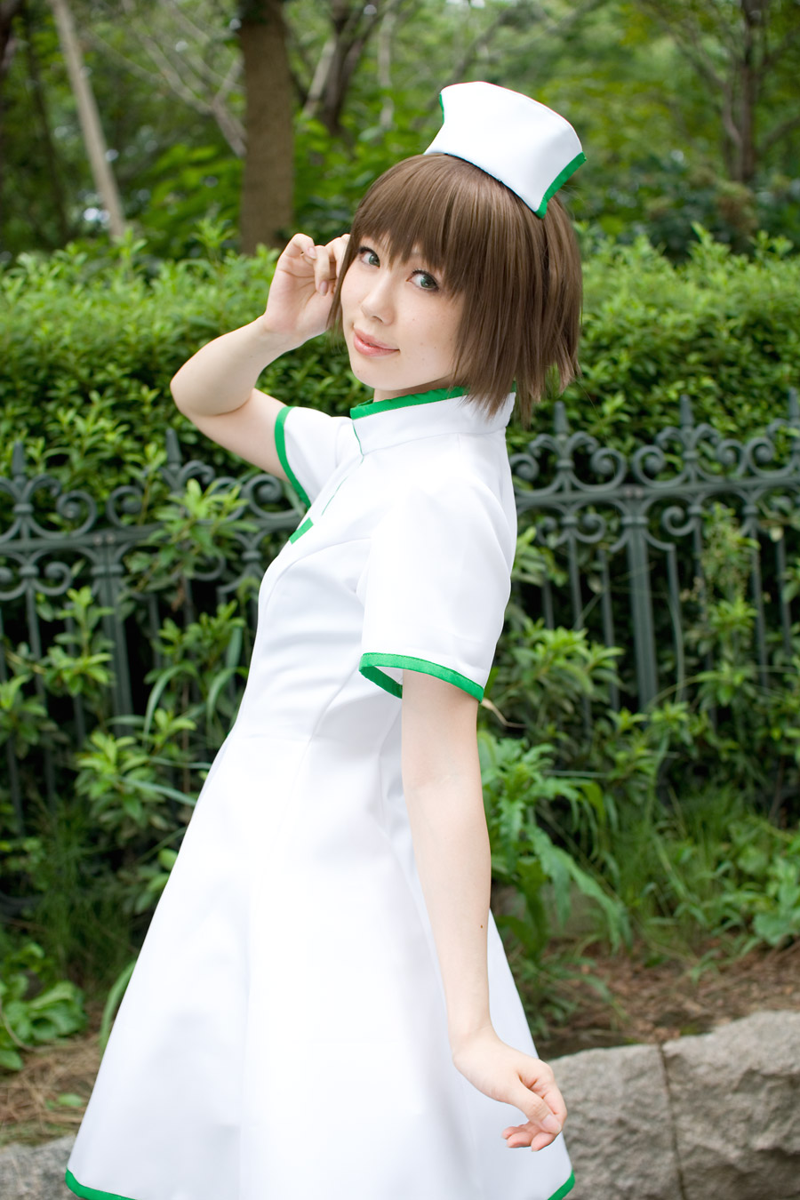 cosplay hirano_kurita kurukuru_lab kurusu_nazuki nurse nurse_uniform photo