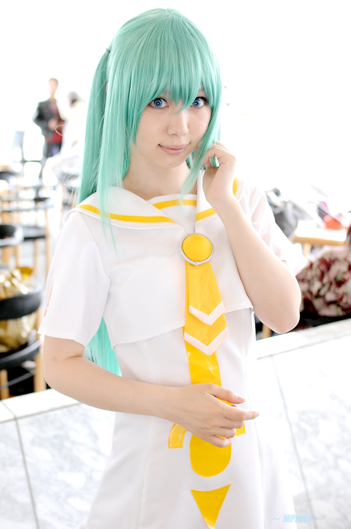 alice_carroll aria cosplay green_hair hirano_kurita photo undine uniform