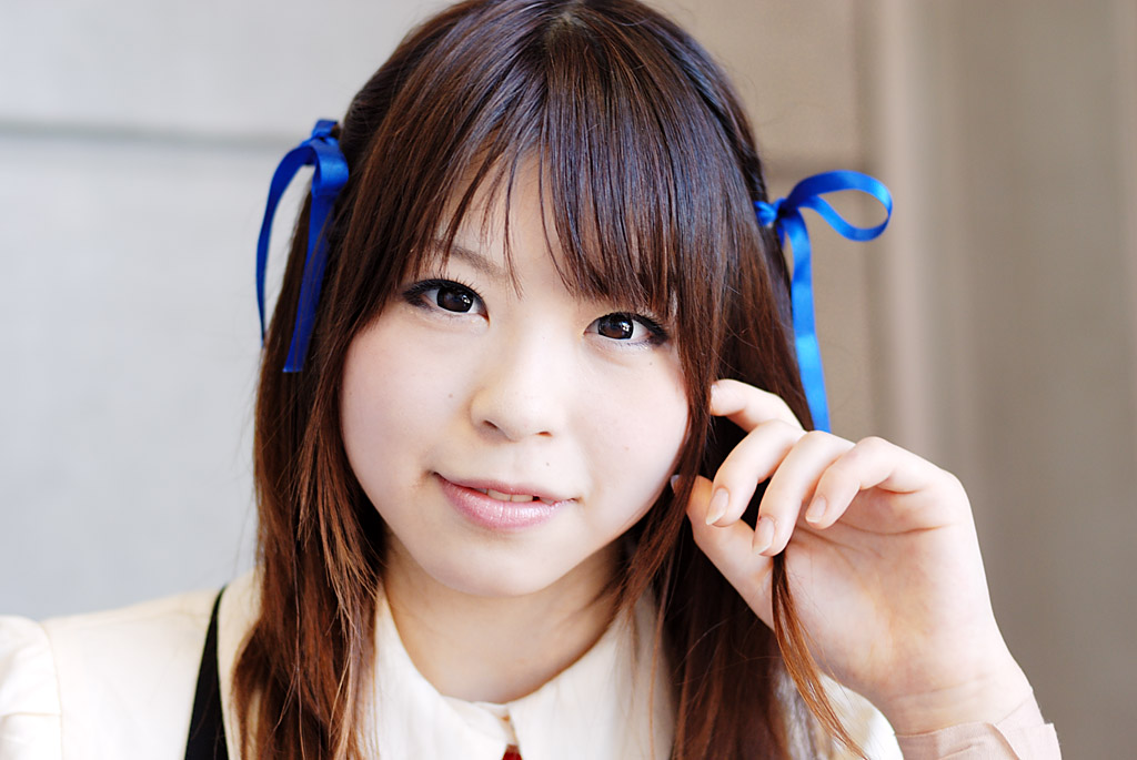 air cosplay hair_ribbons katou_mari photo school_uniform tohno_minagi