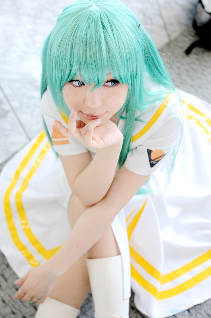 alice_carroll aria boots cosplay green_hair hirano_kurita photo undine uniform