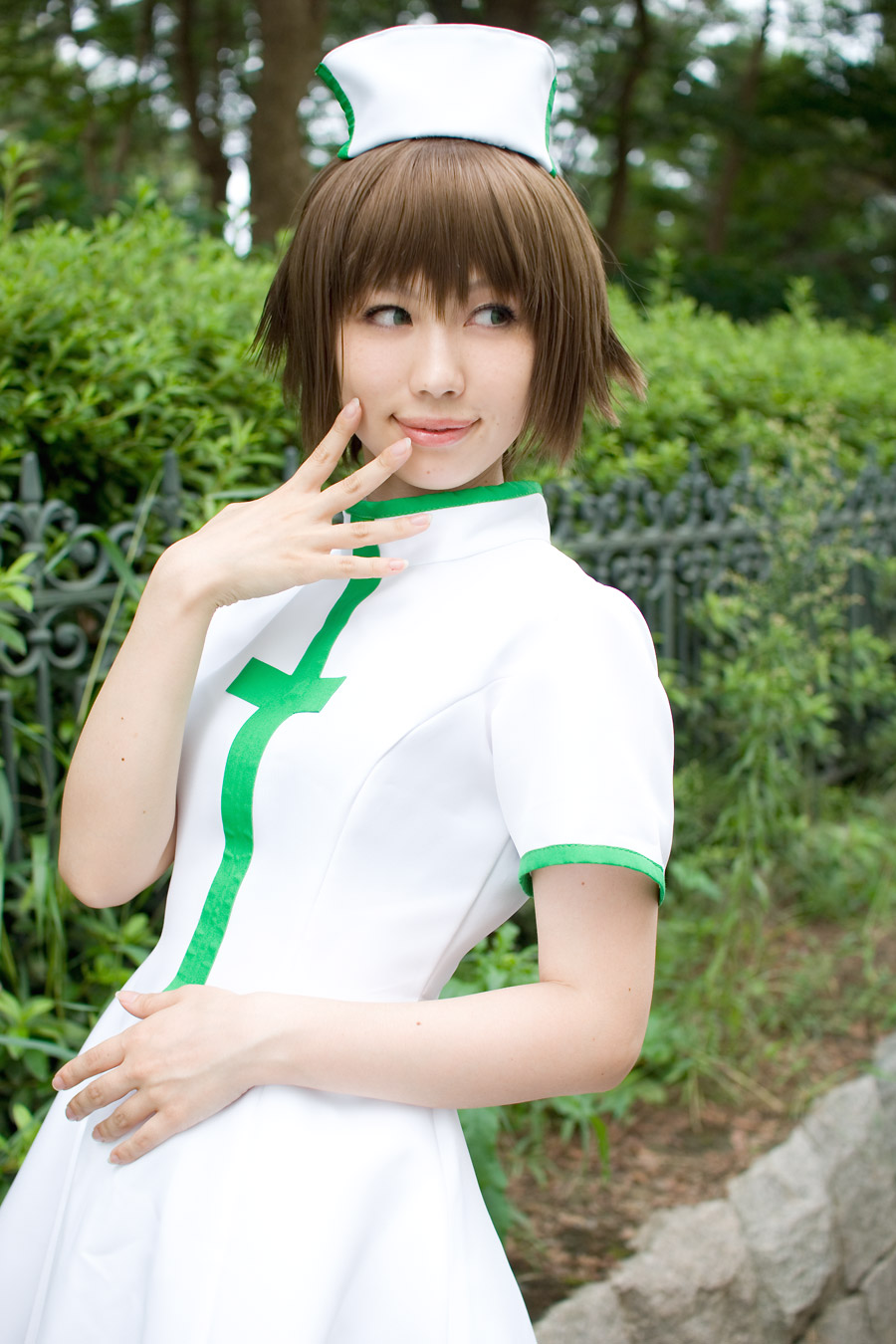 cosplay hirano_kurita kurukuru_lab kurusu_nazuki nurse nurse_uniform photo