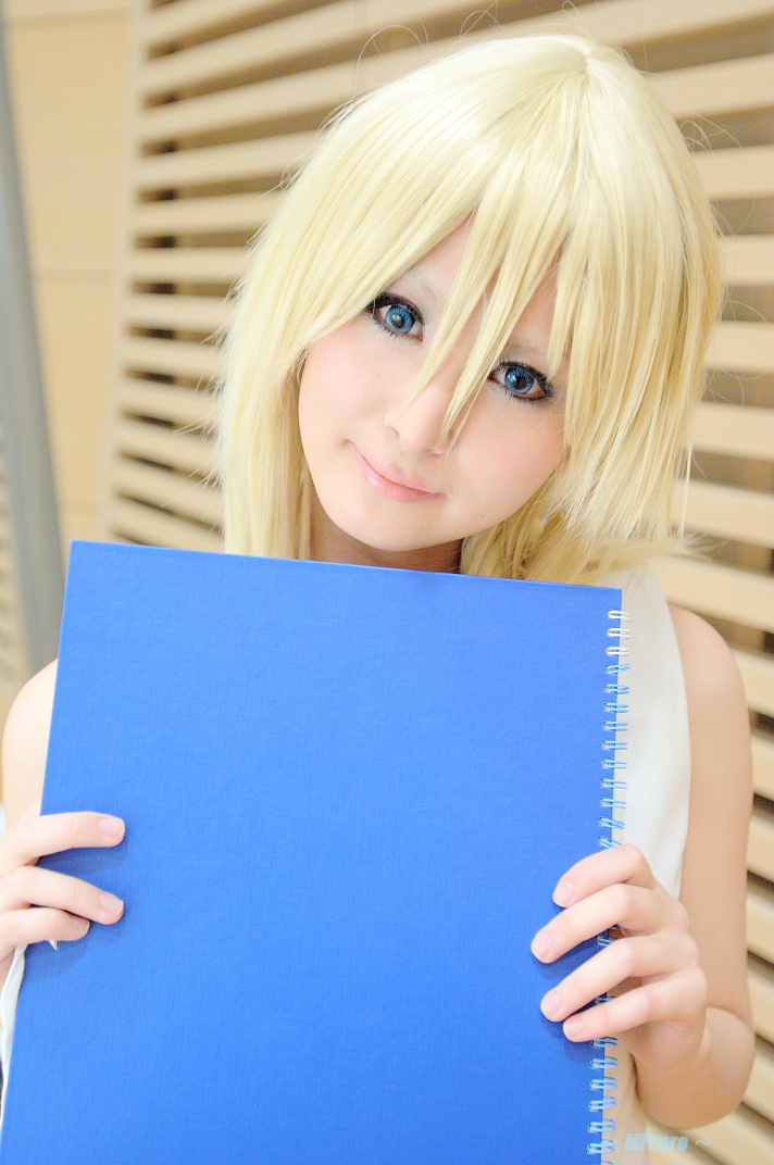 ayaka blonde_hair cosplay dress kingdom_hearts_2 namine notebook