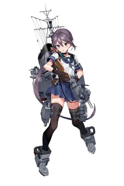 1girl akebono_(kancolle) bell black_legwear blue_skirt drew_(drew213g) flower full_body gloves hair_bell hair_flower hair_ornament kantai_collection long_hair machinery official_art pleated_skirt purple_hair remodel_(kantai_collection) school_uniform serafuku short_sleeves side_ponytail skirt thigh-highs transparent_background very_long_hair violet_eyes