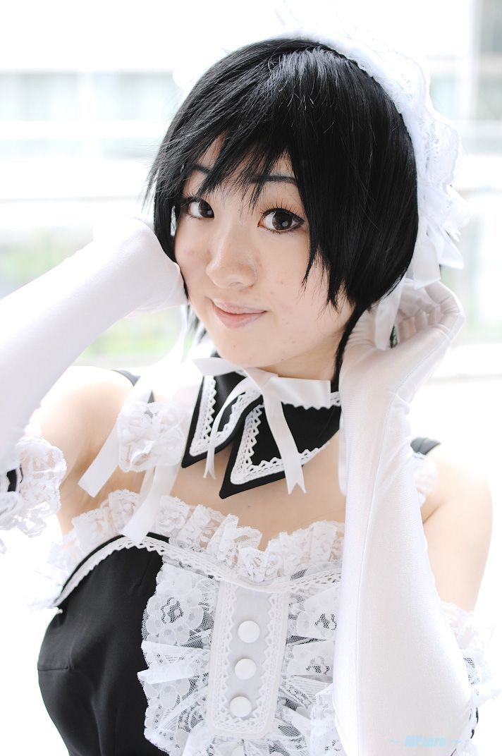 apron cosplay kore_ga_watashi_no_goshujin-sama maid maid_uniform minami_riko sawatari_izumi