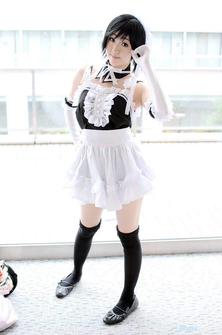 apron cosplay kore_ga_watashi_no_goshujin-sama maid maid_uniform minami_riko sawatari_izumi
