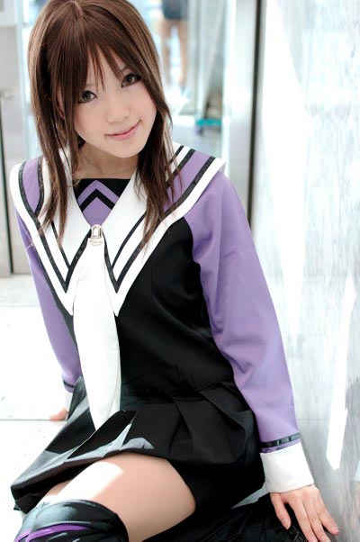 cosplay i's kipi-san photo school_uniform thigh-highs yoshizuki_iori