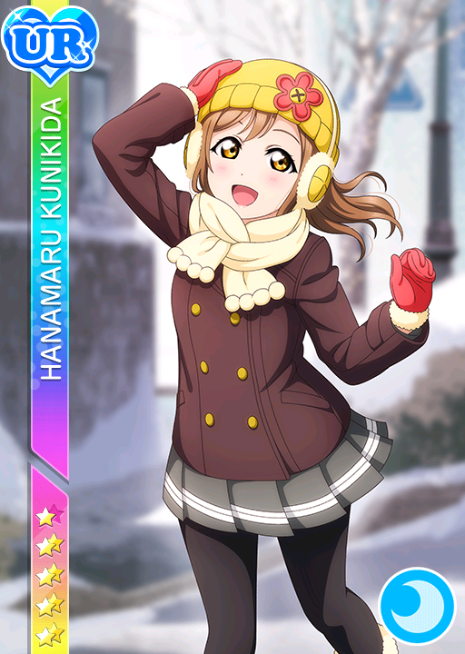 blush brown_eyes brown_hair character_name jacket kunikida_hanamaru long_hair love_live!_school_idol_festival love_live!_sunshine!! smile