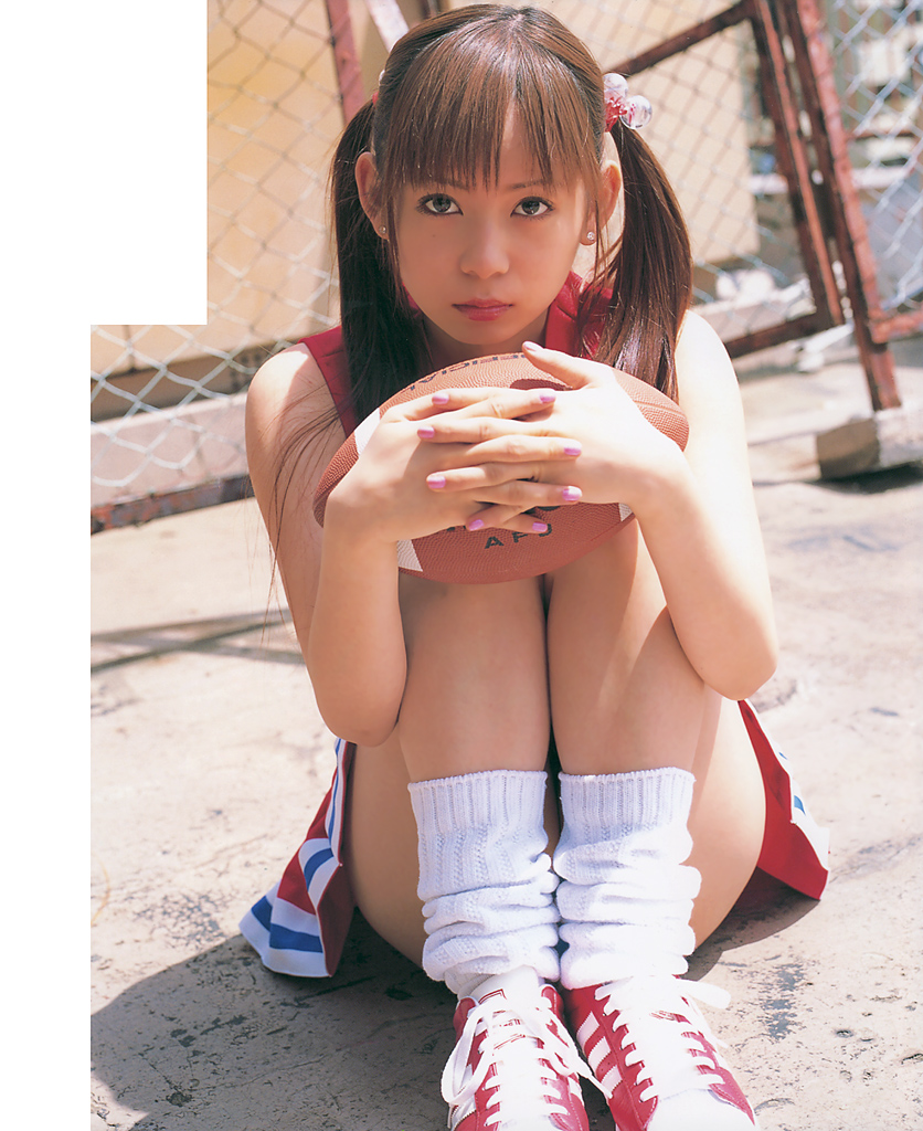 cheerleader cosplay football loose_socks nakagawa_shoko photo twintails upskirt