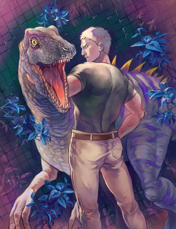 1boy ass back beige_pants dinosaur feet_out_of_frame from_behind green_shirt leather_belt looking_back male_focus non_(nikonikooon) reiner_braun shingeki_no_kyojin shirt short_hair short_sleeves sideburns solo tight tight_shirt toned toned_male