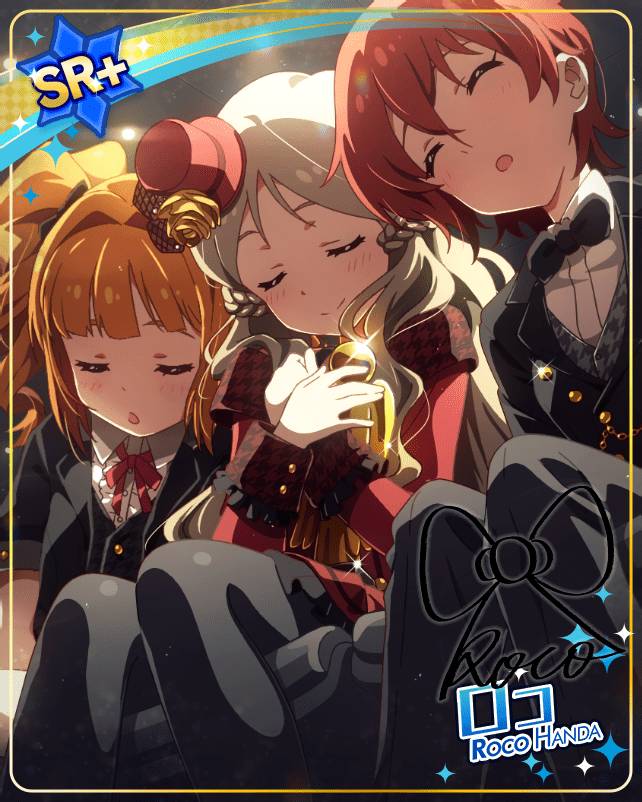 blush character_name closed_eyes dress green_hair handa_roko idolmaster_million_live!_theater_days julia_(idolmaster) long_hair sleep takatsuki_yayoi