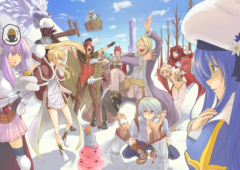 5girls 6+boys :3 animal_ears armor armored_boots asymmetrical_hair bangs bare_tree barefoot belt bikini bird black_belt black_footwear black_legwear black_shirt blacksmith_(ragnarok_online) blonde_hair blue_dress blue_eyes blue_hair blue_pants blue_sky blush boobplate boots breastplate breasts brown_belt brown_cape brown_capelet brown_dress brown_footwear brown_gloves brown_pants brown_shirt brown_shorts bucket cape capelet cat_ears chick closed_mouth clouds coat commentary_request cross day detached_sleeves double_bun dress eyebrows_visible_through_hair fingerless_gloves flying full_body fur-trimmed_cape fur-trimmed_capelet fur-trimmed_gloves fur_trim garter_straps gauntlets gloves greatest_general_(ragnarok_online) green_eyes guillotine_cross_(ragnarok_online) gypsy_(ragnarok_online) hair_between_eyes hair_over_one_eye harem_pants hat hatii_(ragnarok_online) high_priest_(ragnarok_online) high_wizard_(ragnarok_online) horned_headwear hunter_(ragnarok_online) in_the_face jewelry juliet_sleeves kneehighs long_hair long_sleeves looking_at_another lord_knight_(ragnarok_online) medium_breasts medium_hair miniskirt monster multiple_boys multiple_girls navel necklace nueco open_mouth orc orc_(ragnarok_online) outdoors pants pants_under_shorts pauldrons picky_(ragnarok_online) pink_skirt ponytail poring puffy_sleeves purple_coat purple_hair ragnarok_online red_armor red_cape red_dress red_eyes red_shirt red_sleeves redhead sage_(ragnarok_online) santa_hat sash see-through sequins shirt shoes short_dress short_hair short_sleeves shorts shoulder_armor sidelocks skirt sky sled sleeveless sleeveless_shirt sleeves_rolled_up slime_(creature) small_breasts smile snow snowball snowball_fight spiked_gauntlets spiky_hair strapless strapless_bikini strapless_dress striped_cape striped_capelet suspenders swimsuit tabard taekwon_(ragnarok_online) thigh-highs totem tree two-tone_dress two-tone_footwear unbuttoned unbuttoned_shirt upper_body upside-down violet_eyes waist_cape white_cape white_dress white_footwear white_hair white_legwear white_pants white_sash white_shirt wizard_(ragnarok_online) yellow_bikini