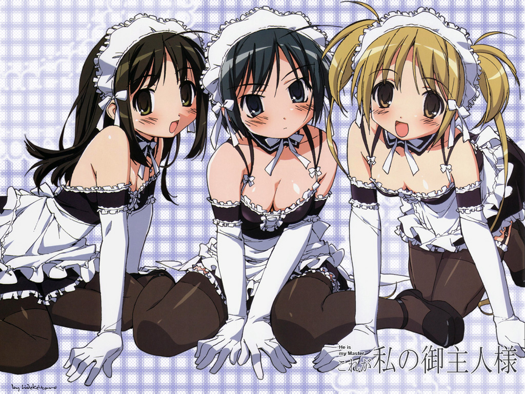 kore_ga_watashi_no_goshujin-sama kurauchi_anna maid sawatari_izumi sawatari_mitsuki