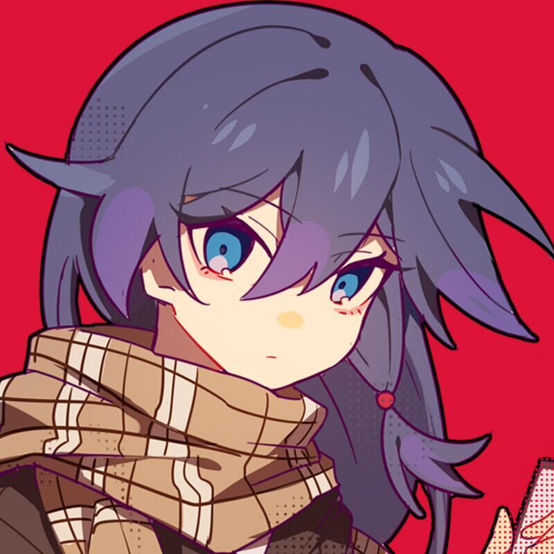 1girl bangs black_hair blue_eyes brown_jacket closed_mouth fu_hua hair_between_eyes hair_ornament holding holding_phone honkai_(series) honkai_impact_3rd jacket long_hair looking_at_viewer meadow_(morphinecaca) phone portrait red_background scarf simple_background solo