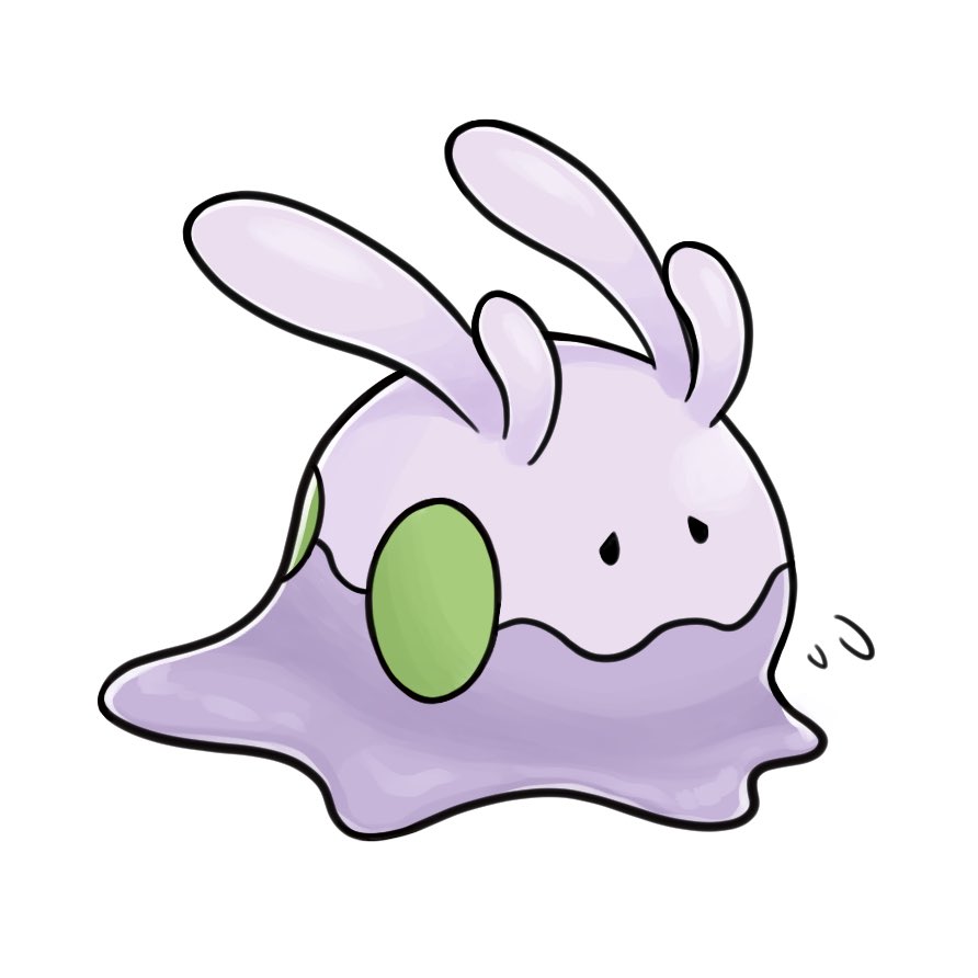 closed_mouth creature flying_sweatdrops gen_6_pokemon goomy numera_goomy open_mouth pokemon pokemon_(creature) sad simple_background solo white_background