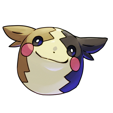 black_eyes bright_pupils closed_mouth commentary english_commentary gen_8_pokemon go-lurk lowres morpeko morpeko_(full) no_humans pokemon pokemon_(creature) smile solo transparent_background