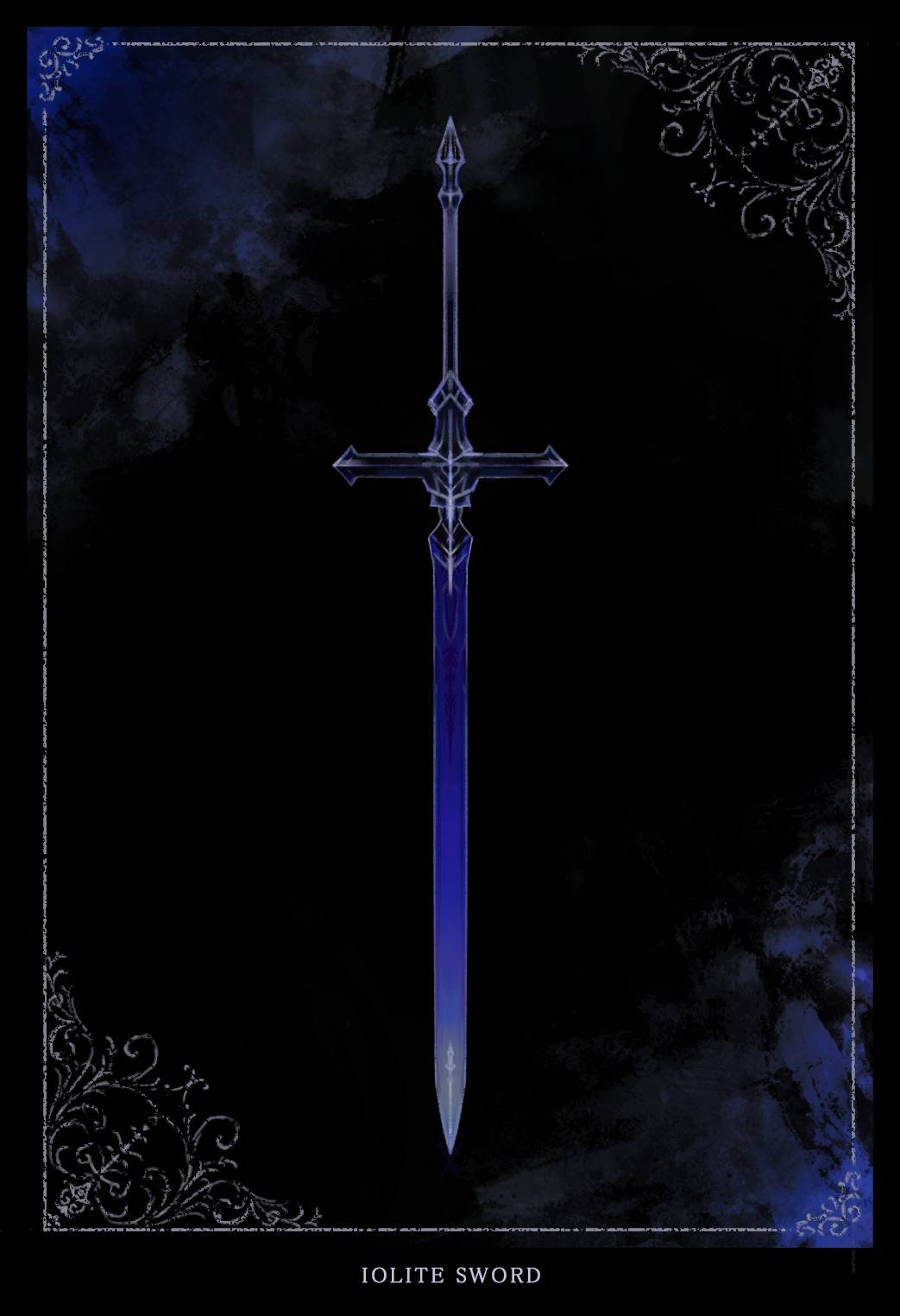 border fantasy highres lama_064 no_humans original sword texture weapon