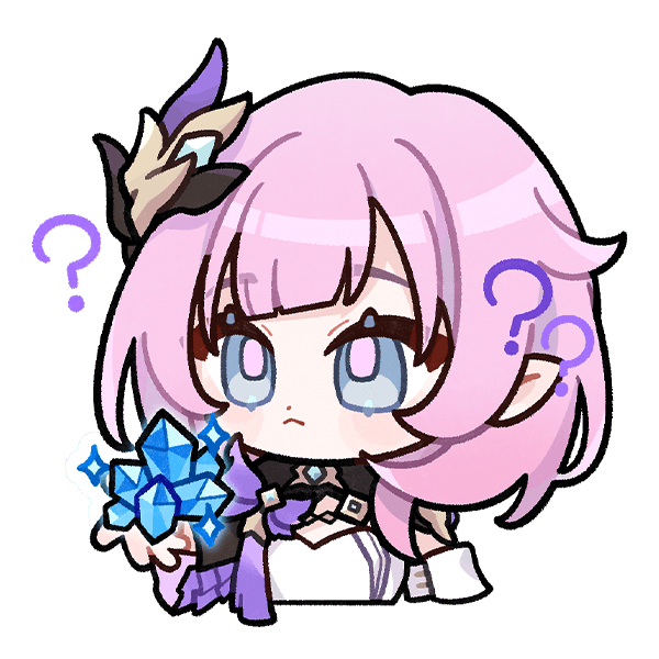 1girl :&lt; ? artist_request bangs blue_eyes closed_mouth crystal elysia_(honkai_impact) hair_between_eyes hair_ornament holding honkai_(series) honkai_impact_3rd long_hair looking_at_object official_art pink_hair pointy_ears solo transparent_background