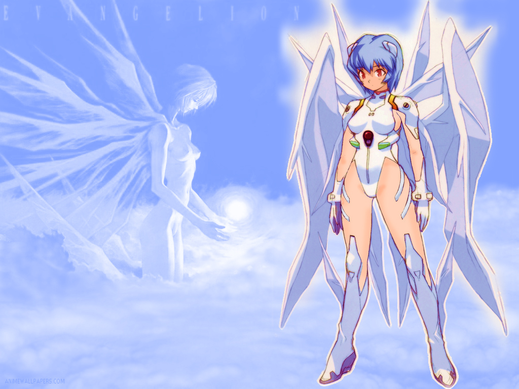 ayanami_rei blue lilith neon_genesis_evangelion wings yoshizaki_mine