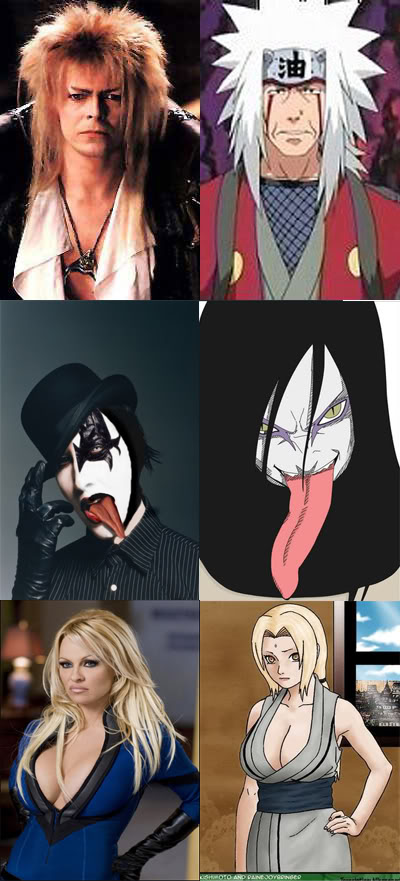 comparison david_bowie evil_grin jiraiya licking marilyn_manson naruto orochimaru pamela_anderson tongue tsunade