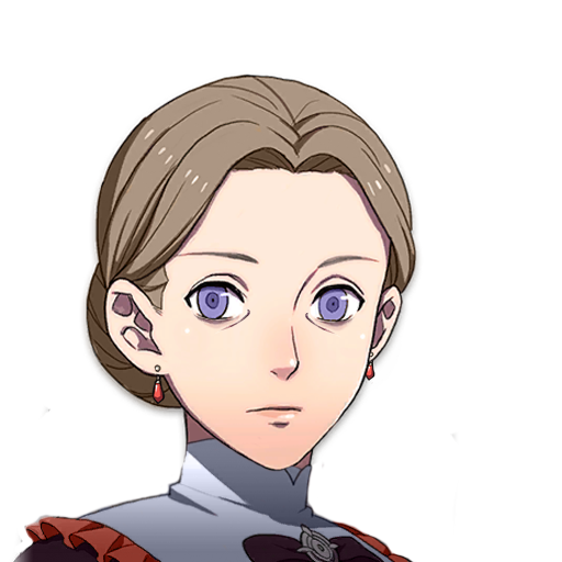 1girl adult brown_hair dress ear_piercing earrings expressionless fake female_focus fire_emblem fire_emblem:_three_houses fire_emblem_heroes intelligent_systems kurahana_chinatsu kurahana_chinatsu_(style) looking_at_viewer lowres mother mugshot nintendo patricia_(fire_emblem) portrait purple_eyes short_hair solo solo_focus transparent_background unofficial