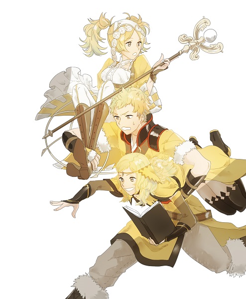 1boy 2girls ahoge bangs blonde_hair bodystocking breasts cape circlet father_and_daughter fire_emblem fire_emblem_awakening fire_emblem_fates grandmother_and_granddaughter headdress lissa_(fire_emblem) long_hair medium_breasts mito_(knptikmnwnk) mother_and_son multiple_girls ophelia_(fire_emblem) owain_(fire_emblem)