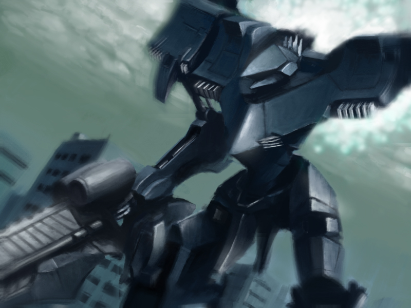 armored_core armored_core:_for_answer assault_rifle building flying gun mecha rifle stasis water