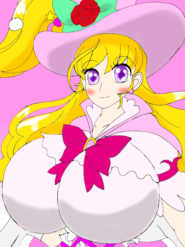 breasts cure_miracle huge_breasts mahou_girls_precure! precure