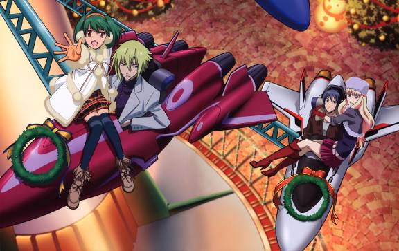 boots brera_sterne christmas jpeg_artifacts macross macross_frontier ranka_lee saotome_alto sheryl_nome vf-25 vf-27