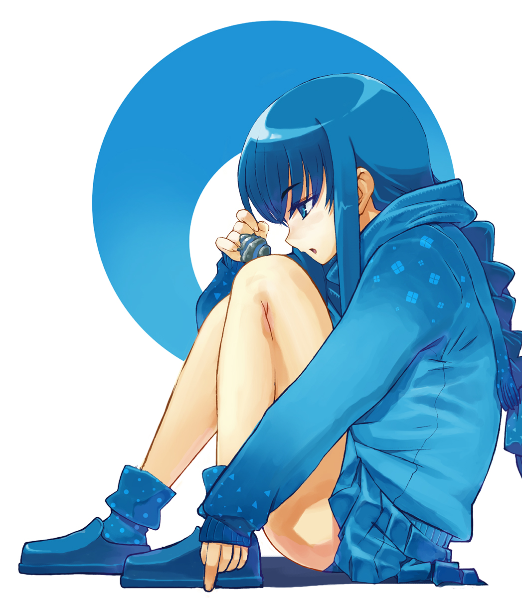 blue_hair highres hirokiku knees_on_chest leg_hug long_hair original sitting solo