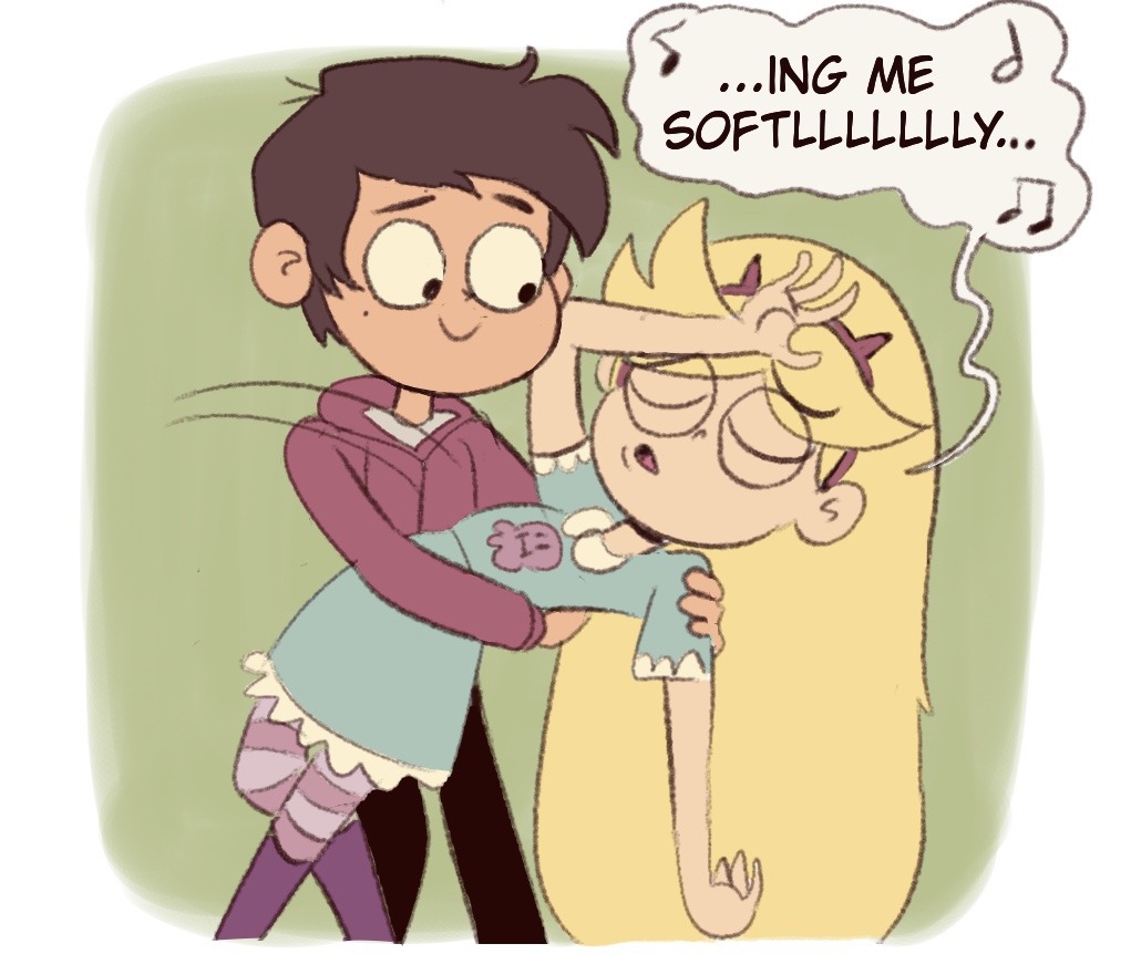 1boy 1girl blonde_hair brown_hair comic horns marco_diaz star_butterfly star_vs_the_forces_of_evil