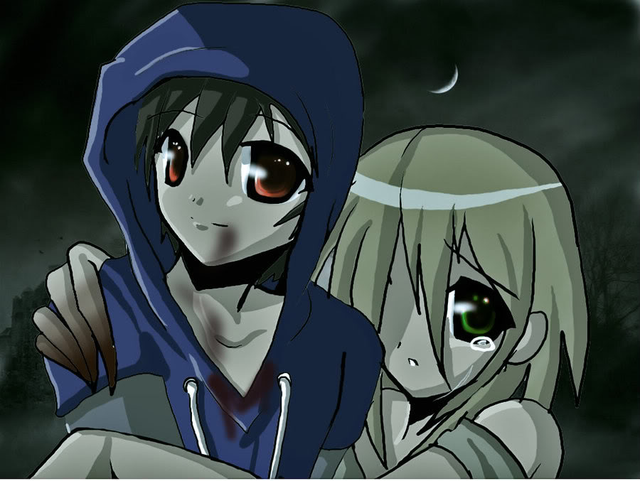 blood green_eyes hunter_(left4dead) left_4_dead moon red_eyes witch_(left4dead)