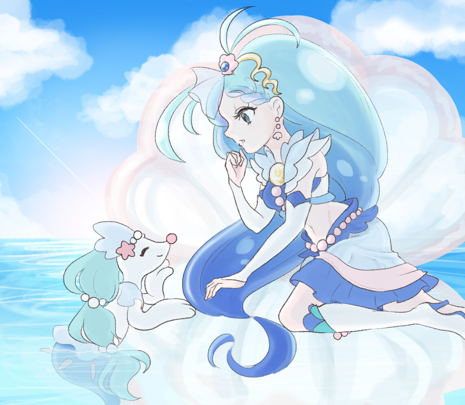 archived_source artist_request crossover cure_mermaid pokemon