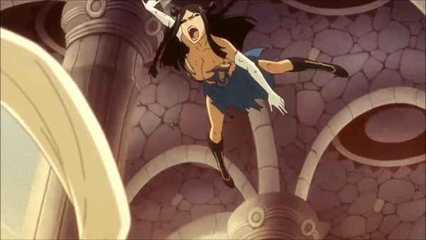 1girl animated animated_gif ass bare_shoulders boots breasts breats bruise closed_eyes crying crying_with_eyes_open dark_skin dress fairy_tail flying gloves huge_breasts humiliation injury large_breasts lipstick long_hair makeup minerva_orlando no_bra one_eye_closed panties pantyshot slow_motion spinning striped striped_panties tears thick_eyebrows thick_lips thick_thighs thighs torn_clothes torn_dress underwear wide-eyed