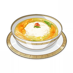 artist_request bowl chicken_(food) commentary english_commentary food food_focus garnish genshin_impact lowres no_humans official_art plate soup still_life third-party_source transparent_background