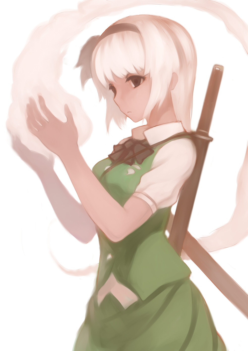 konpaku_youmu konpaku_youmu_(ghost) myon solo touhou usakes